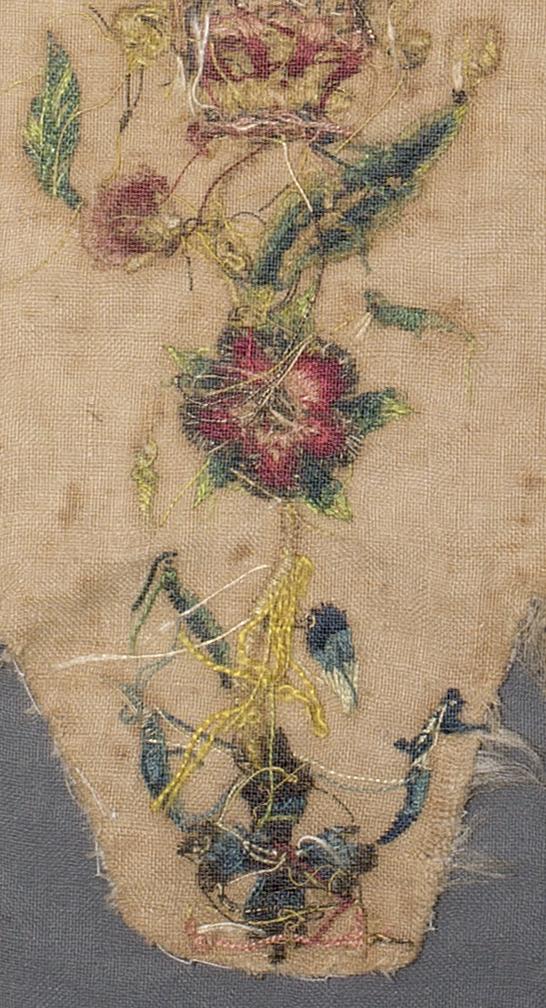 1969.3791 Stomacher, Verso Detail 8