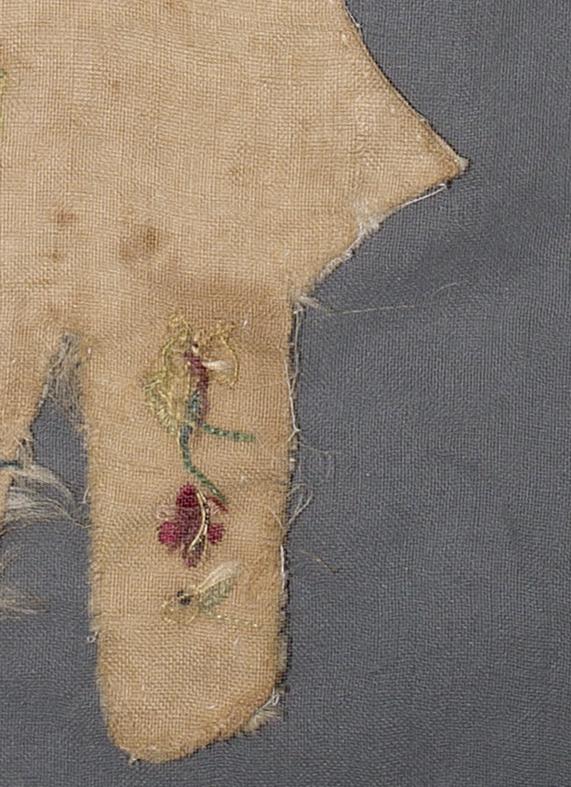1969.3791 Stomacher, Verso Detail 9