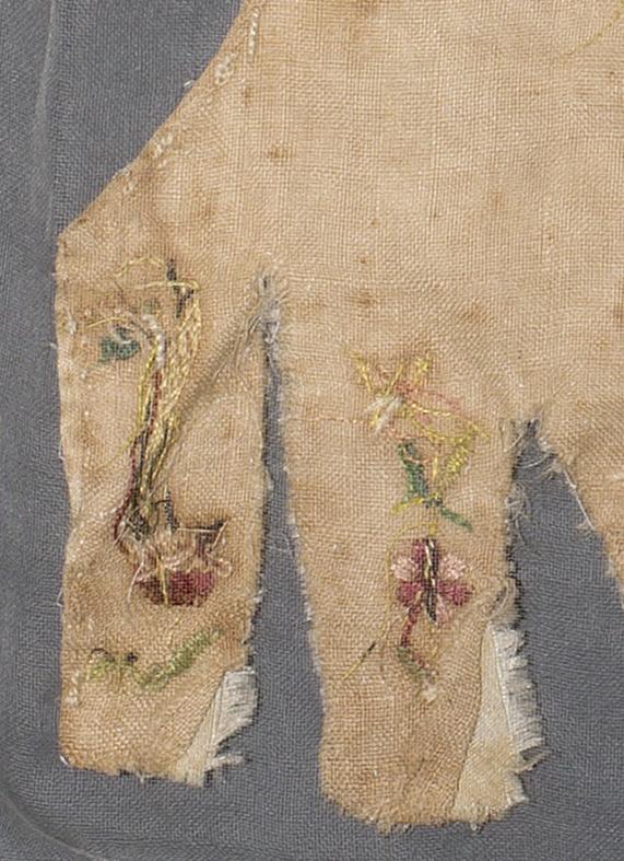 1969.3791 Stomacher, Verso Detail 10