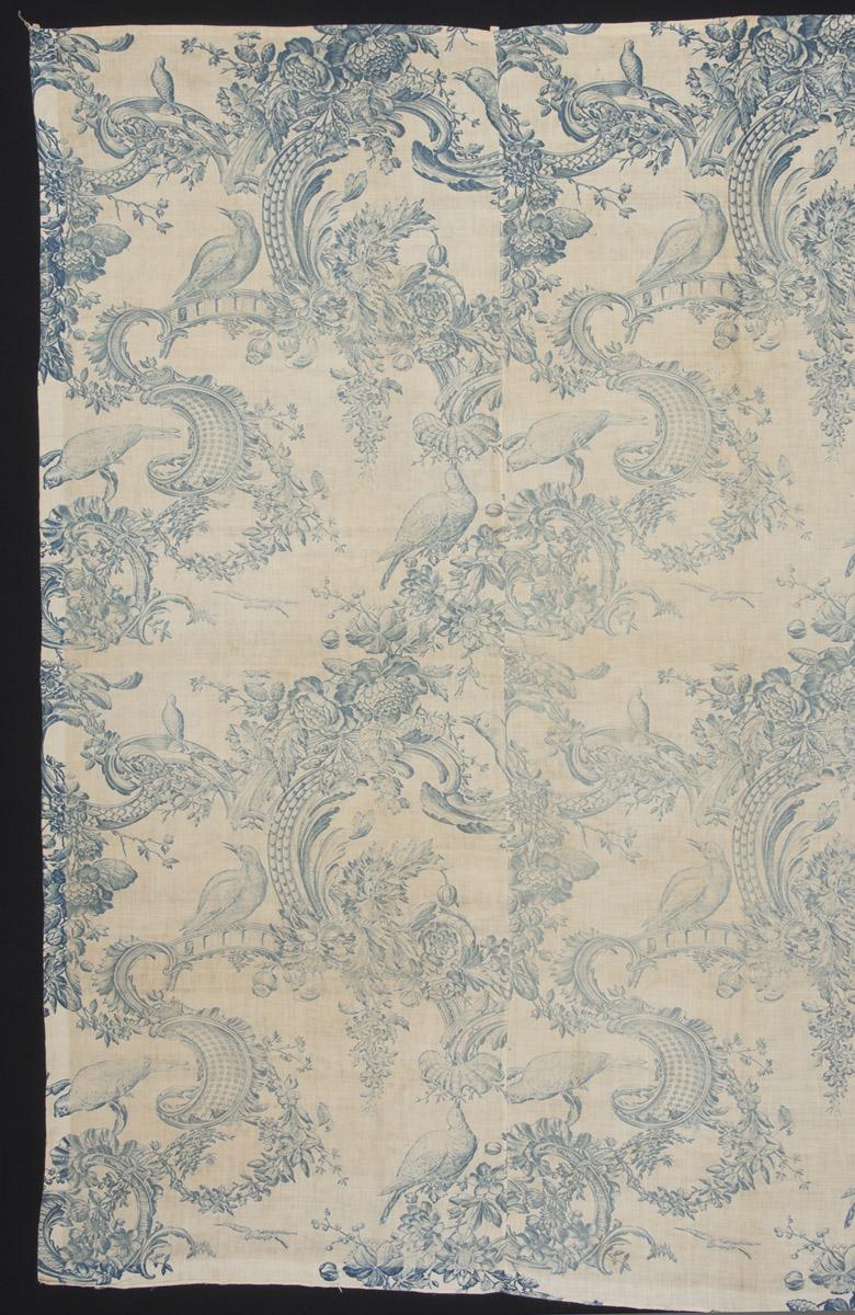 1969.3798.013 Textile, printed, detail 2