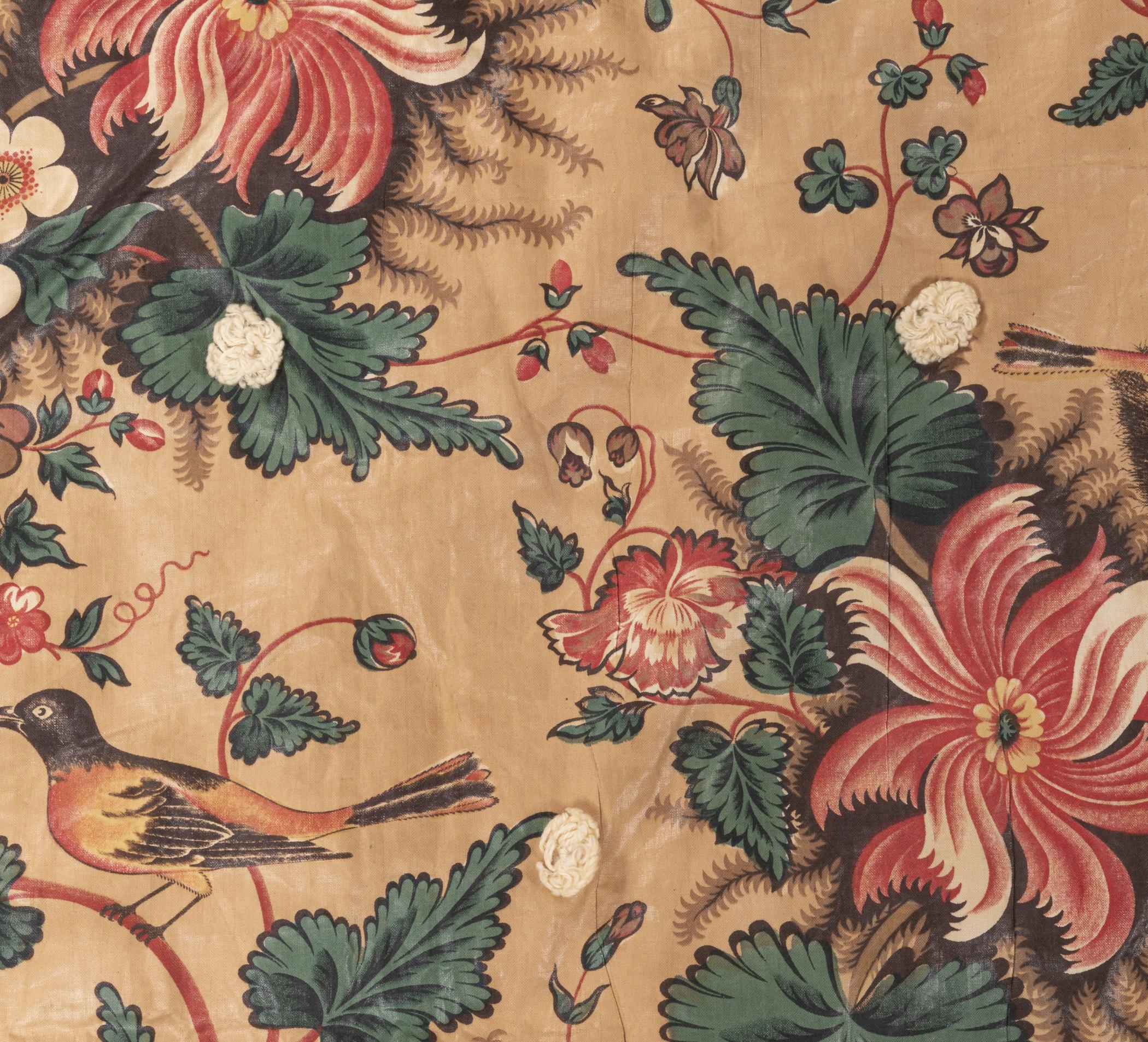 1969.3807 Bedcover, detail 2
