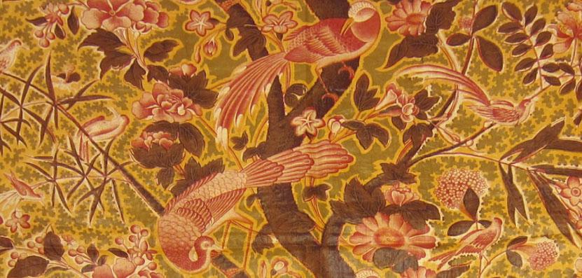 T86 Textile, printed, partial design repeat
