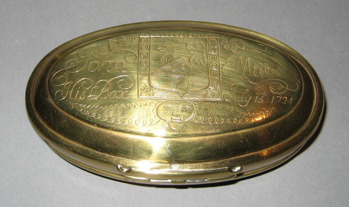 1957.0098 Brass box