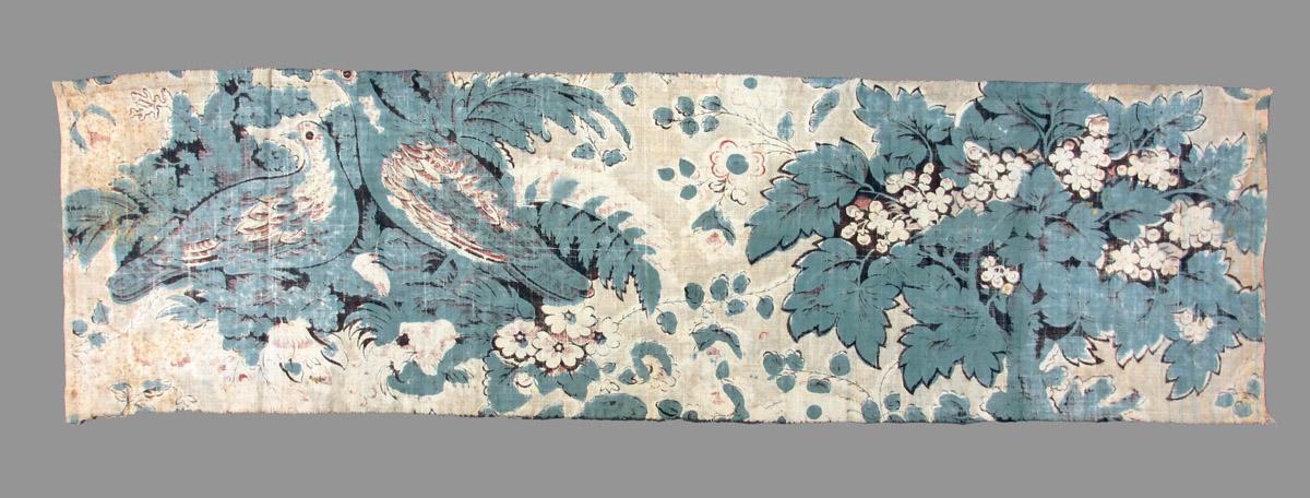 1969.3810.002 textile, printed reverse