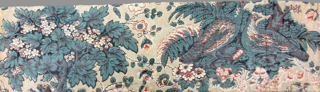 T93 Textile, printed, partial design repeat
