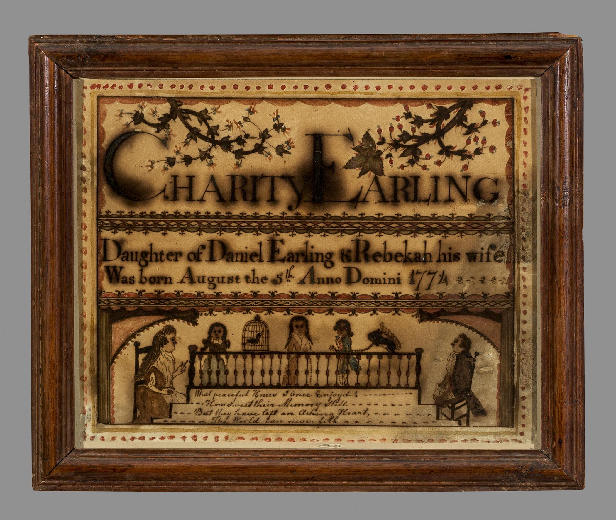 1957.0099.001 A Fraktur, B Frame, view 1