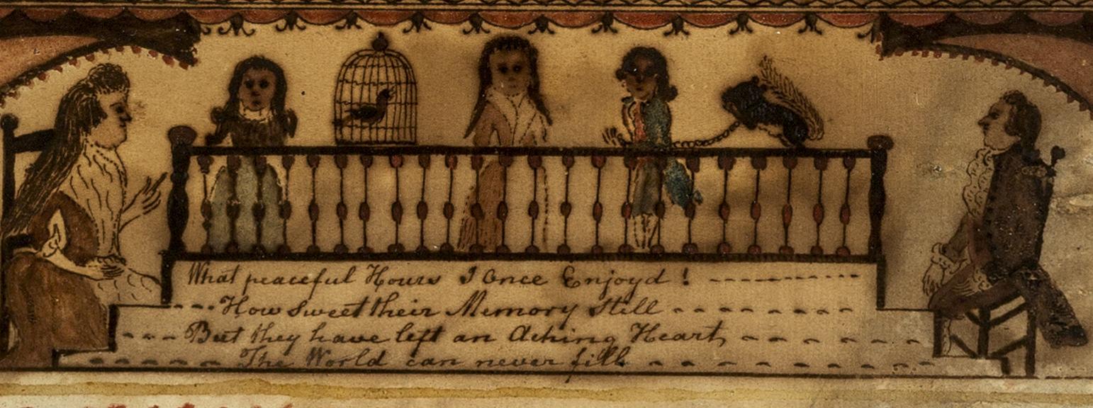 1957.0099.001 A Fraktur, detail 1