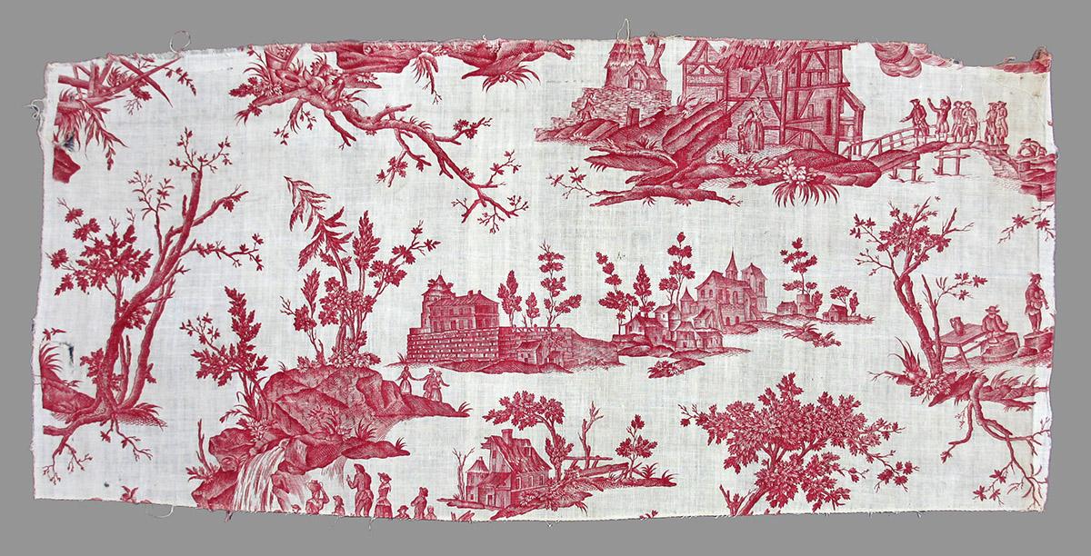 1969.3813 textile, printed obverse