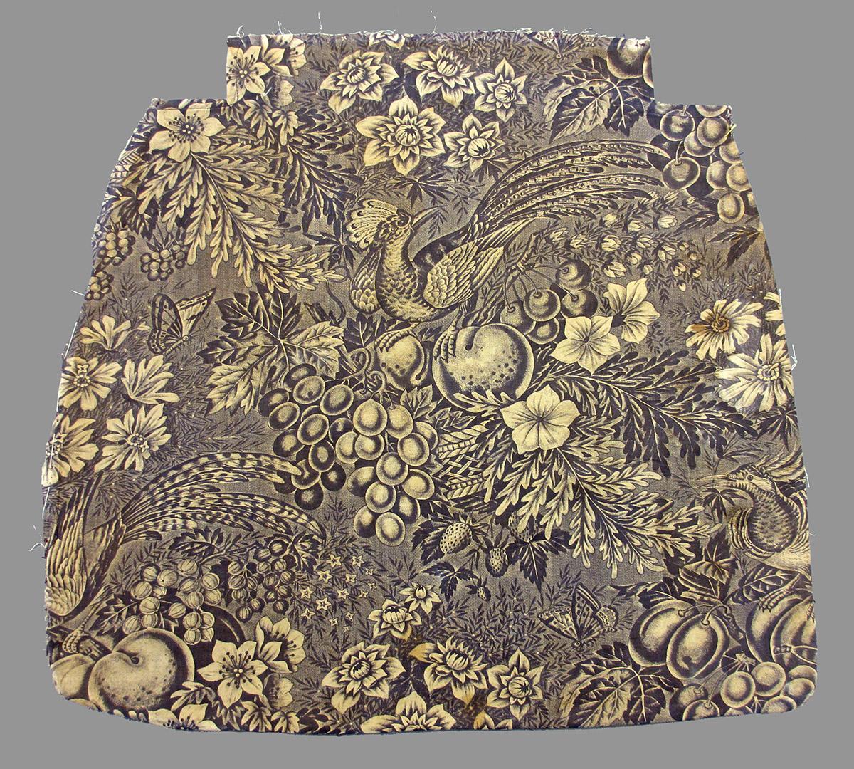1969.3818.001 A textile, printed obverse