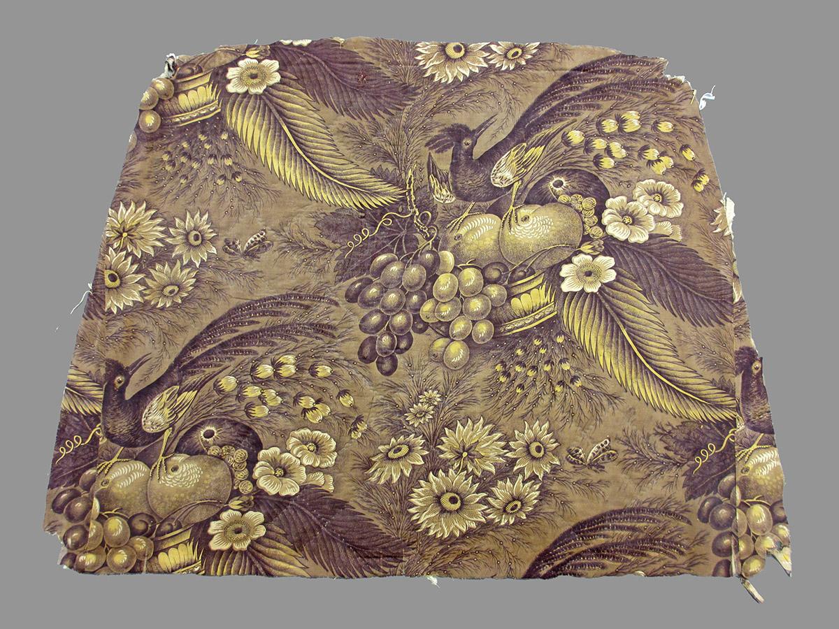 1969.3818.002 A textile, printed obverse
