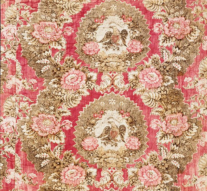 T110.4 textile, printed design repeat