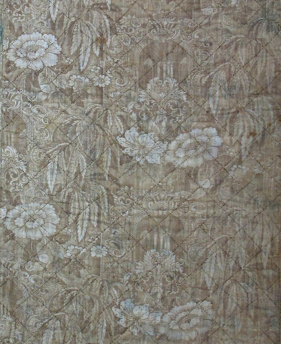 T1154 textile, printed design repeat