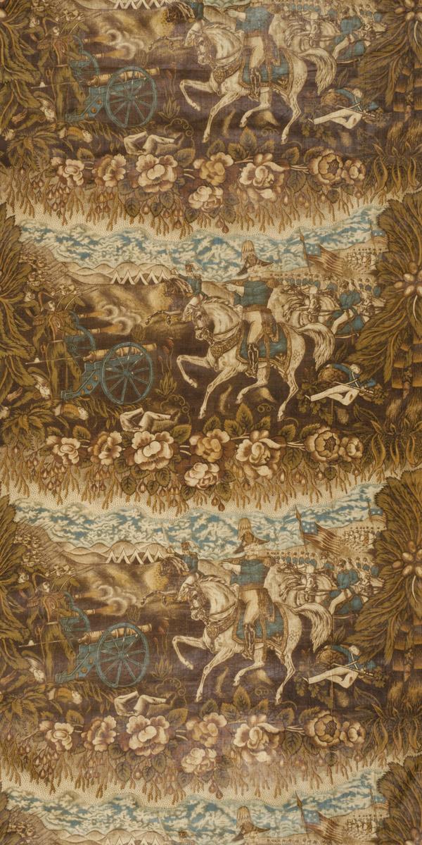 1969.3839.001 Textile, printed, detail 3