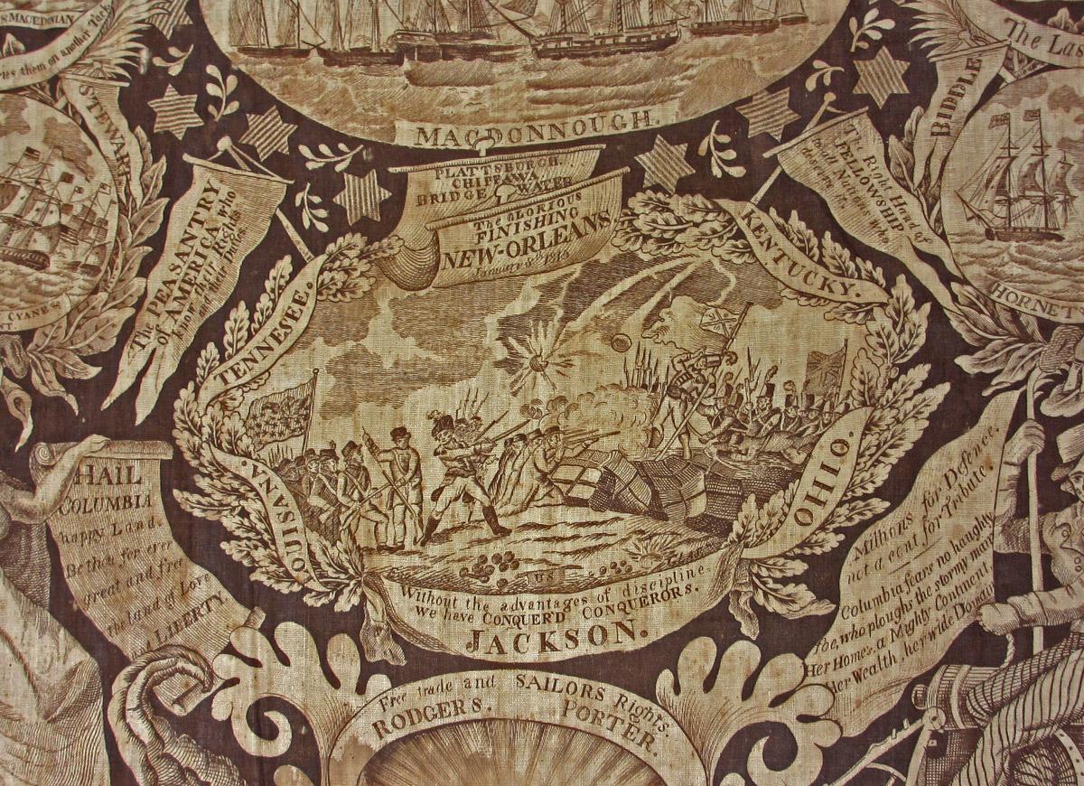 1969.3843 textile, printed detail 4