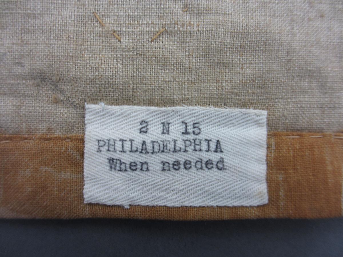 1969.3850.003 Textile, printed label