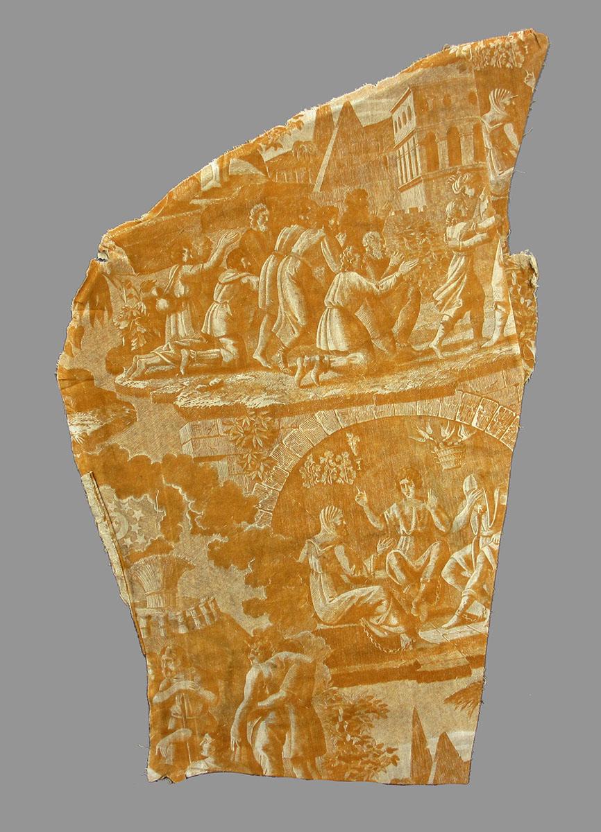 1969.3850.004 Textile, printed obverse