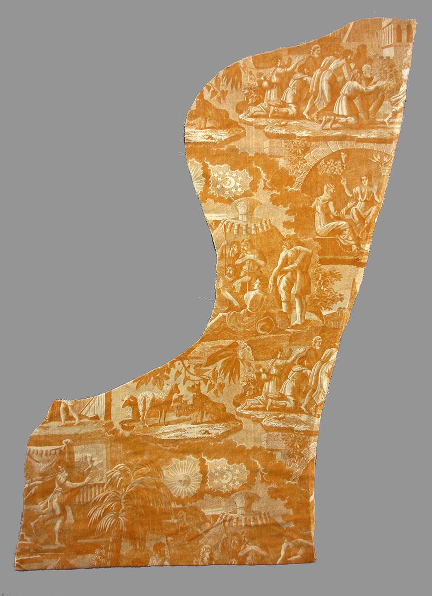 1969.3850.008 Textile, printed obverse