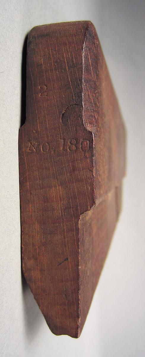 1957.0100.012 A-C, Hollow plane, heel