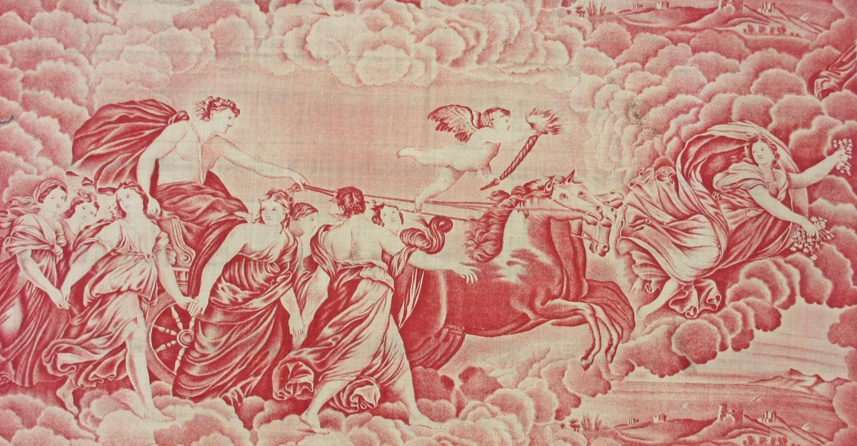 T148 textile, printed design repeat
