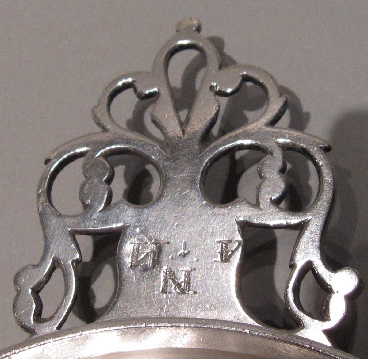 1969.3875 Silver Porringer engraving