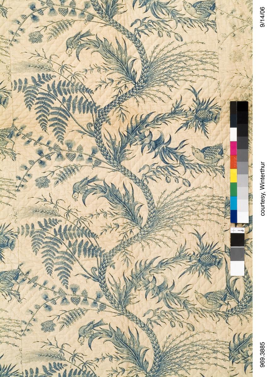 T172 textile, printed design repeat