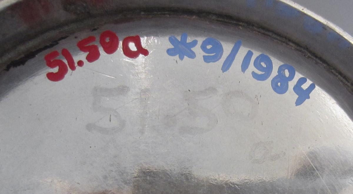 1951.0050 A Kettle, inscription