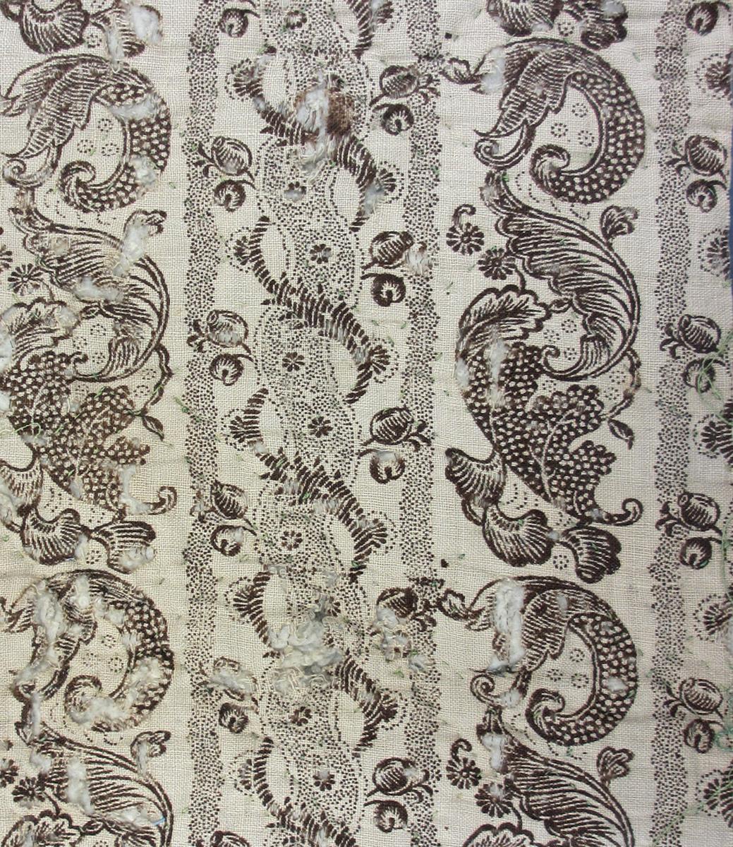 T197 textile, printed design repeat