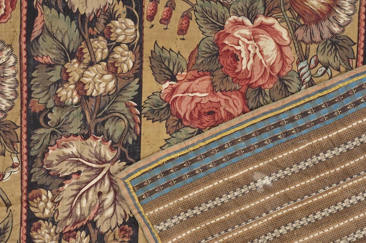 1969.3901 Quilt, front and reverse, detail 4