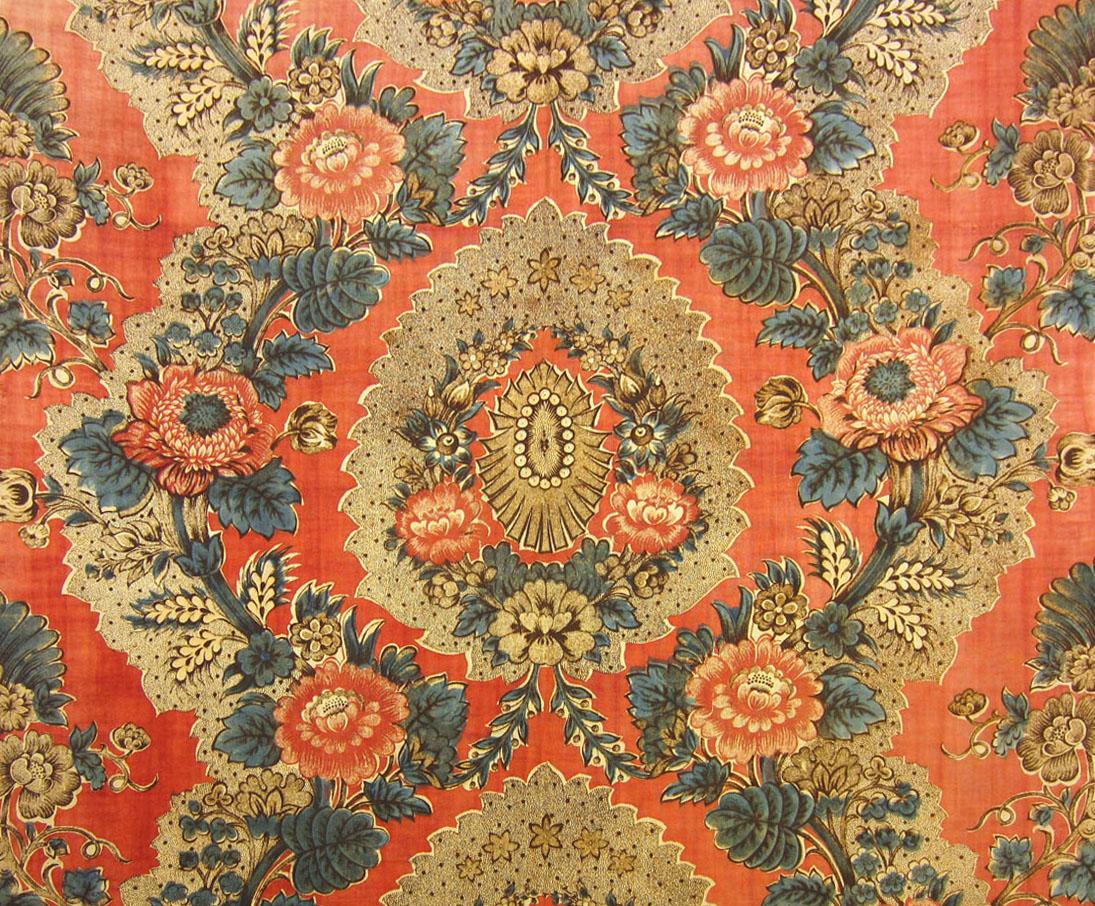 T231 textile, printed design repeat