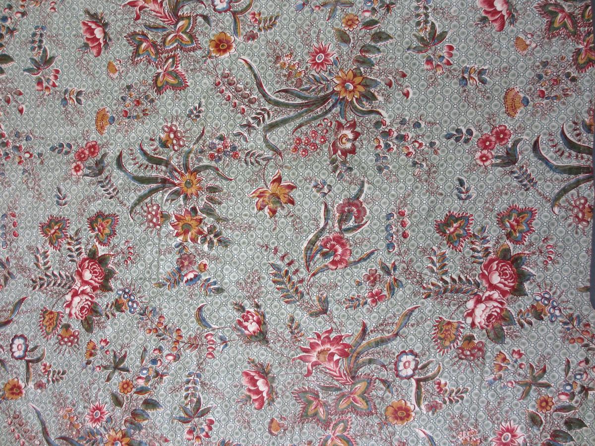 T269 textile, printed design repeat