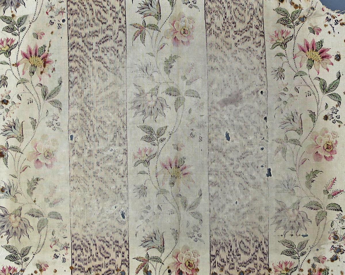 T287 Textile, printed design repeat
