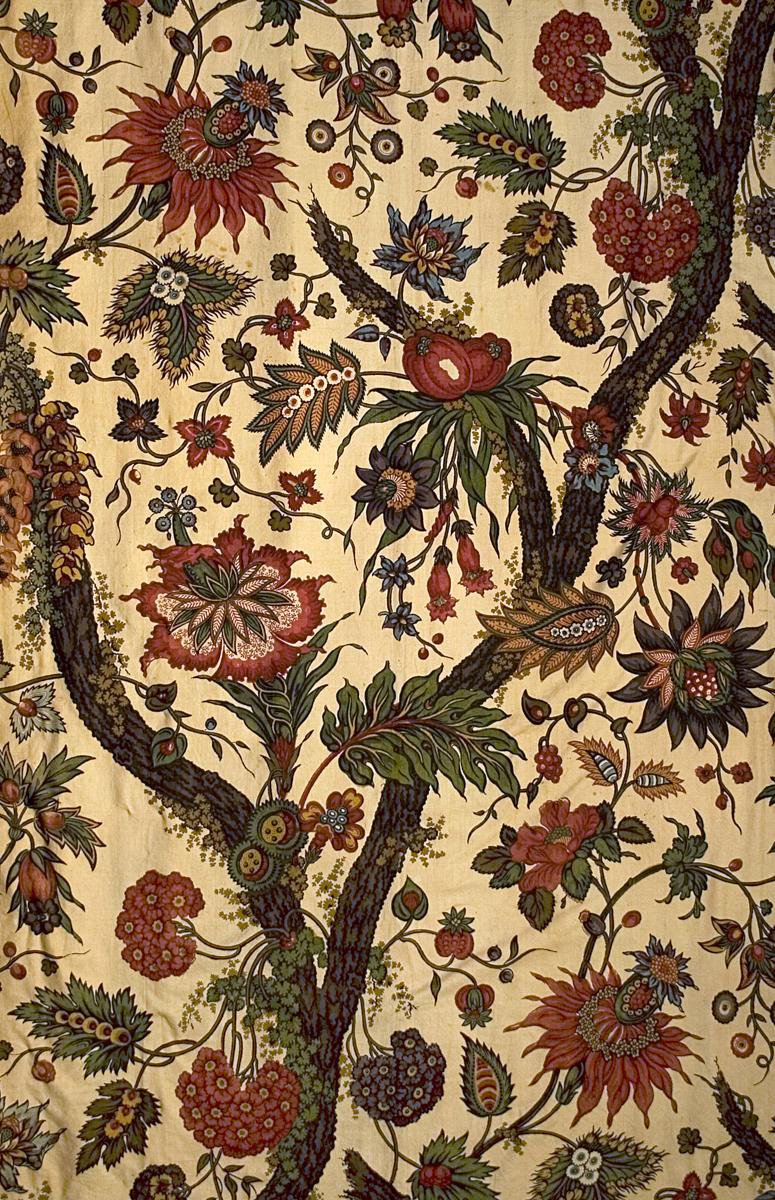 T292 textile, printed design repeat