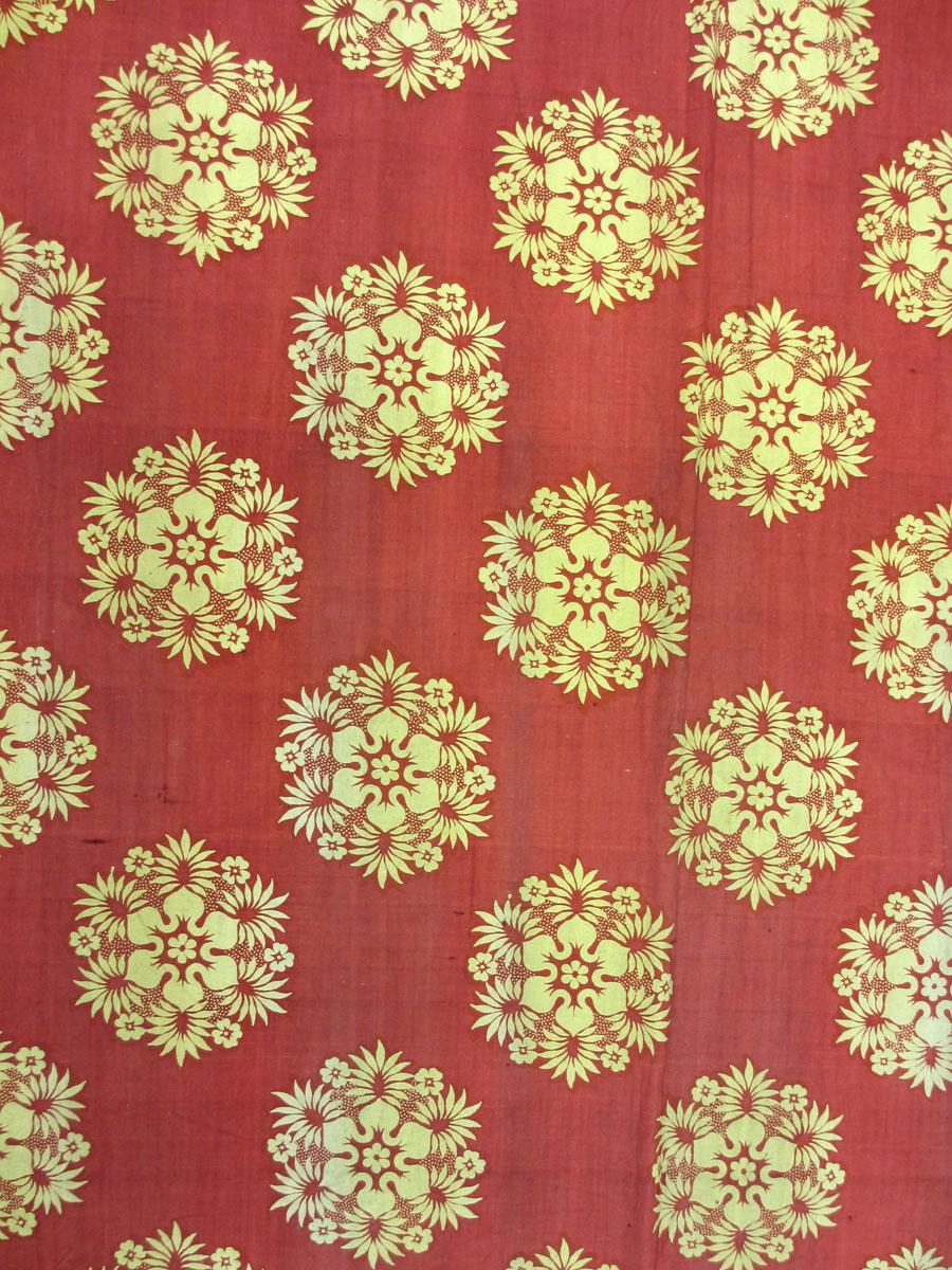 T333 Textile, printed design repeat