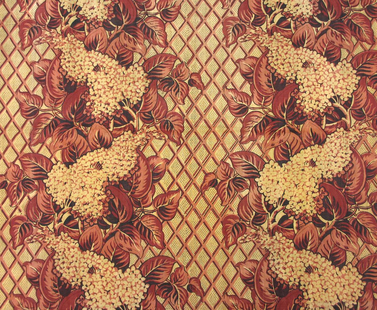 T400 textile, printed design repeat