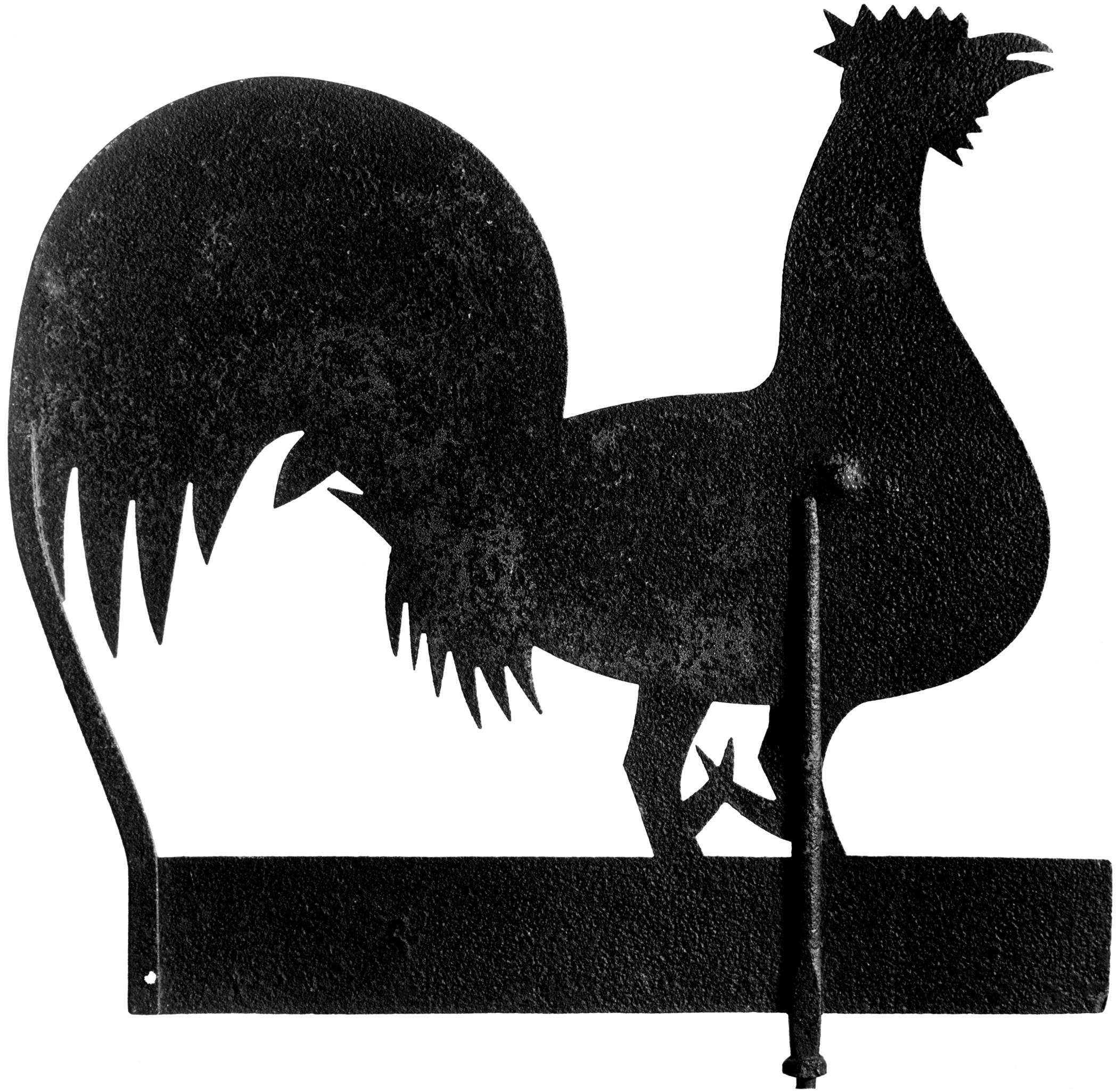 1957.0112 Rooster, Weathervane