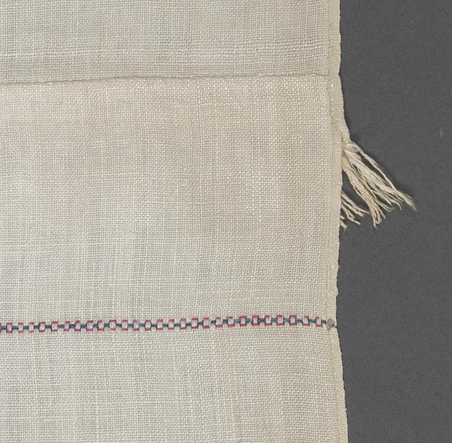 1957.0117 Towel, reverse, detail 9