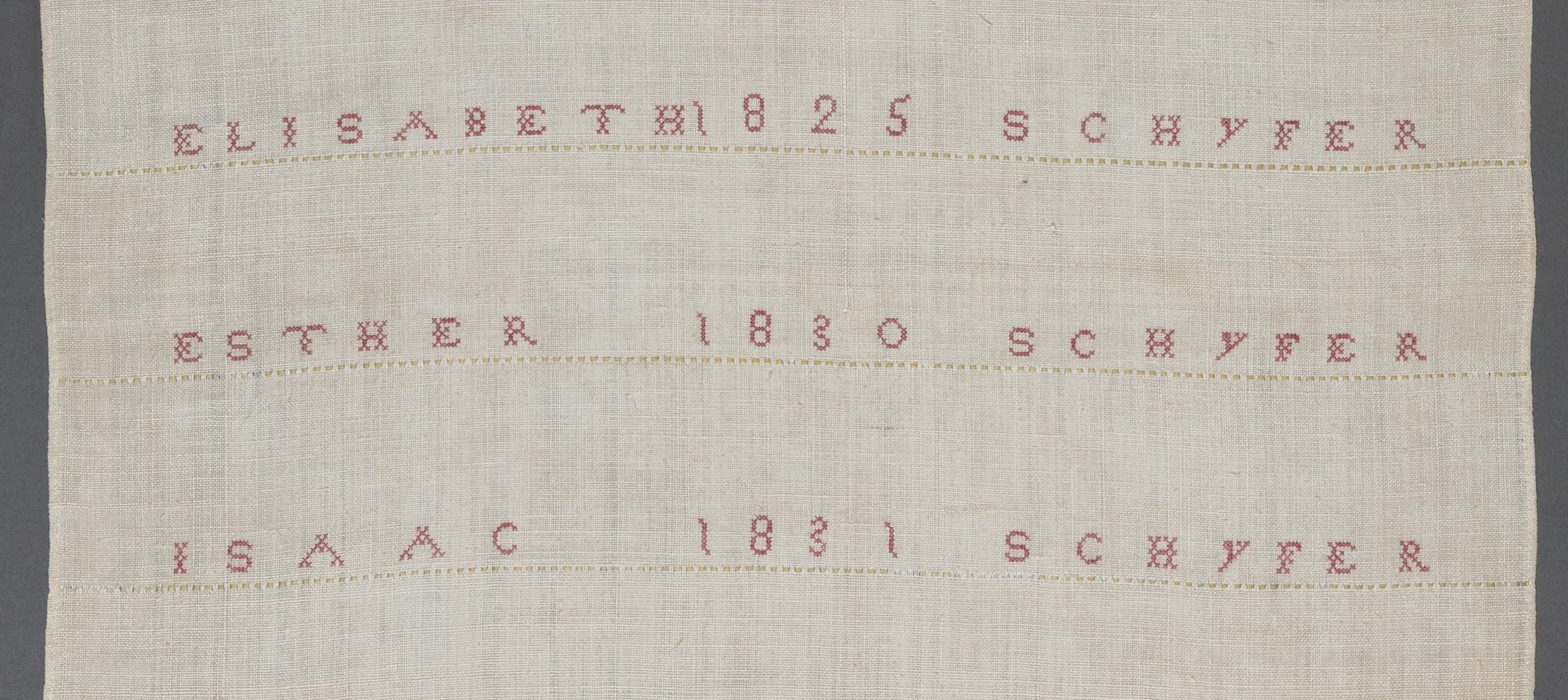 1957.0117 Towel, detail 4