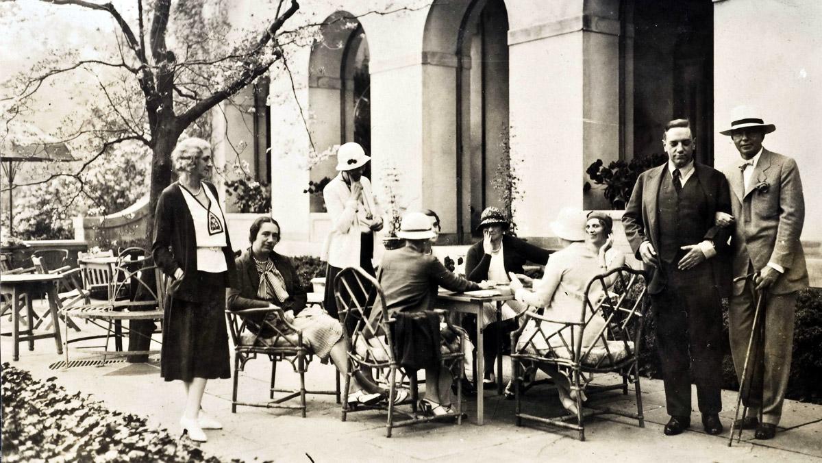 Garden-East Terrace circa 1935