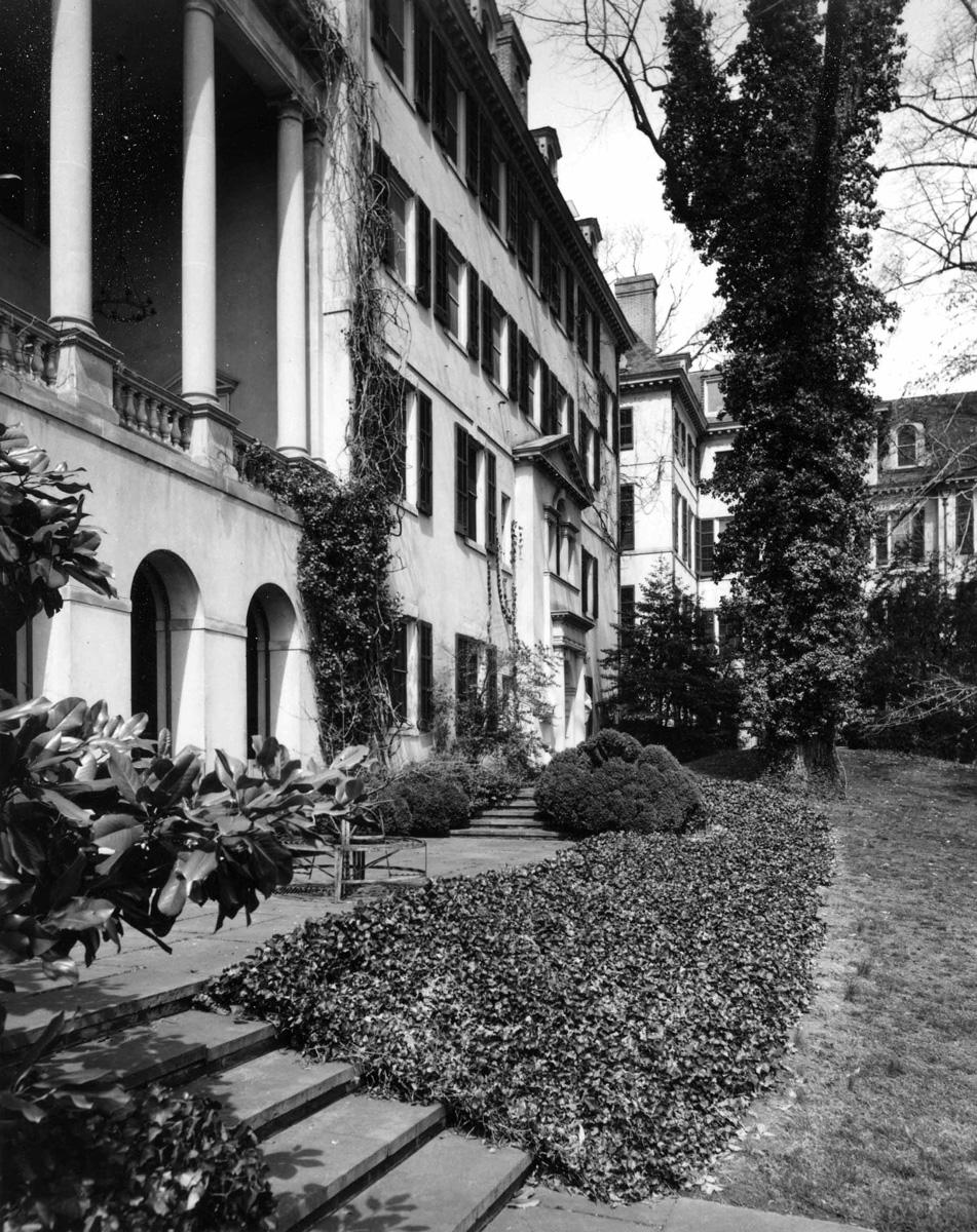 Garden-East Terrace circa 1950