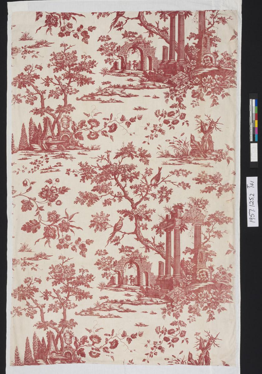 1957.0125.002 Textile, printed, view 1