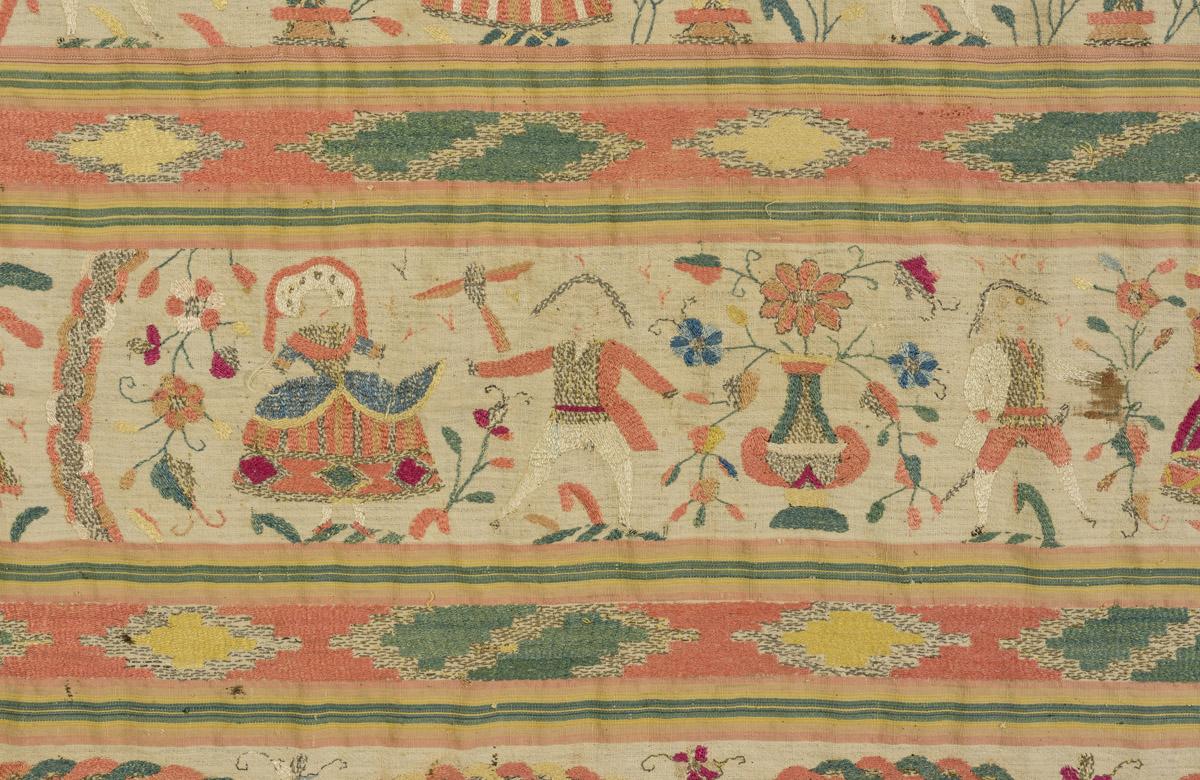 1969.4286 Shawl, detail 7