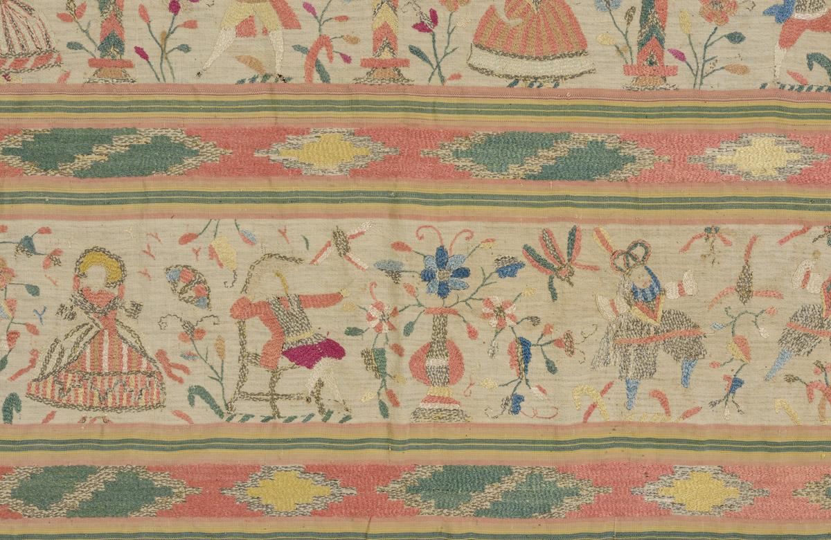 1969.4286 Shawl, detail 9