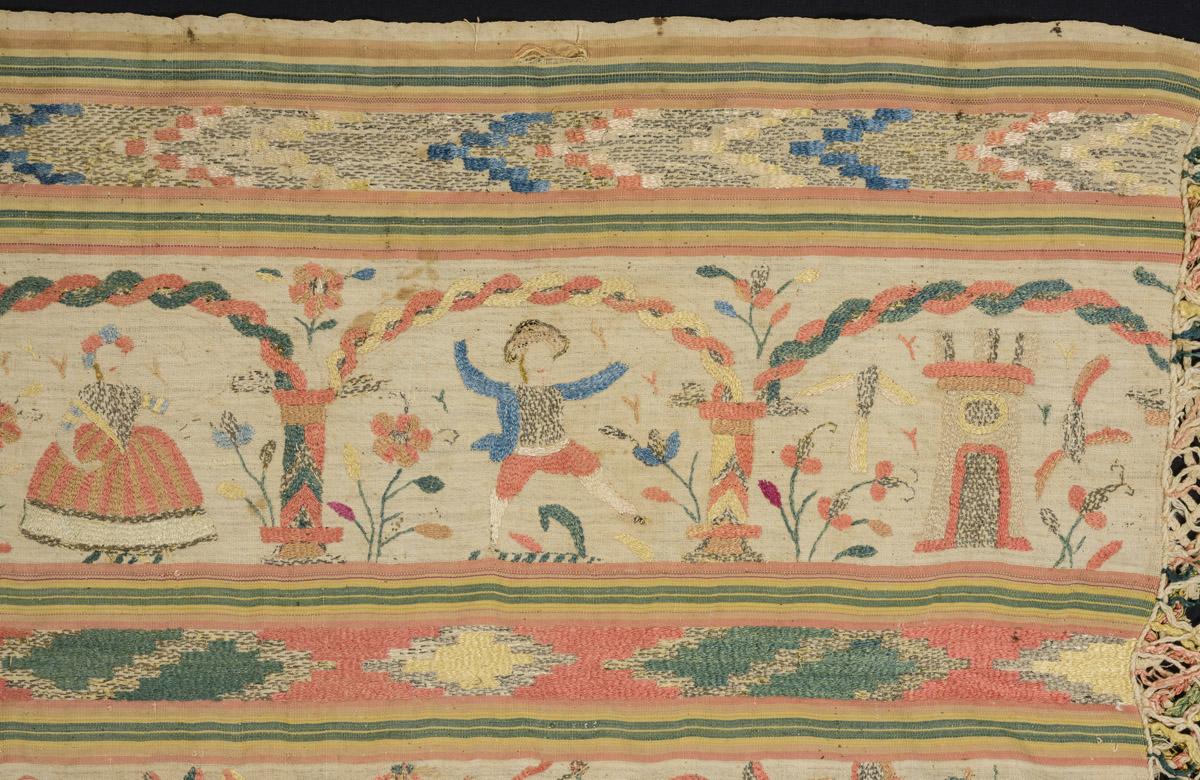 1969.4286 Shawl, detail 11