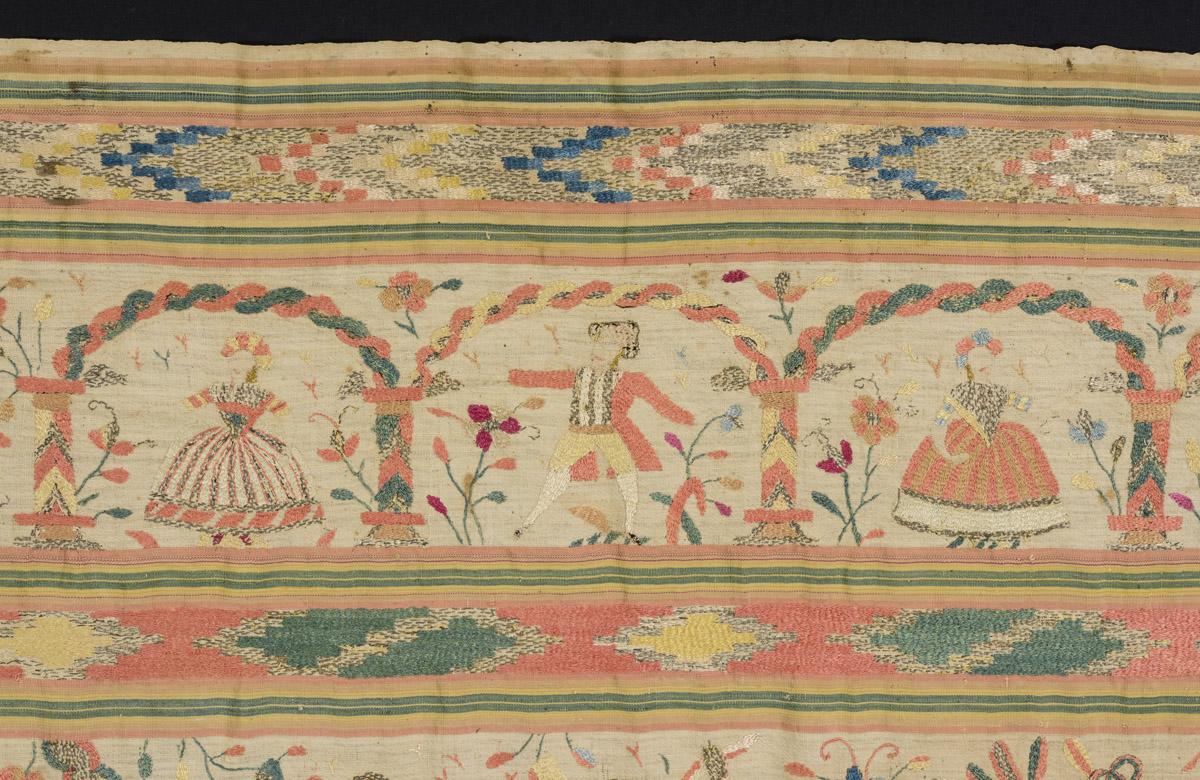 1969.4286 Shawl, detail 12