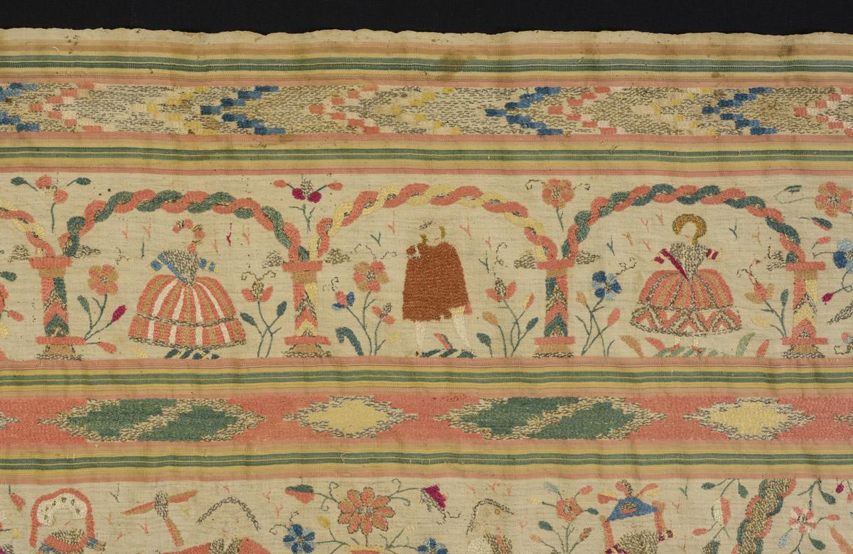 1969.4286 Shawl, detail 14