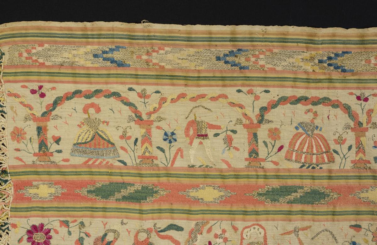 1969.4286 Shawl, detail 15