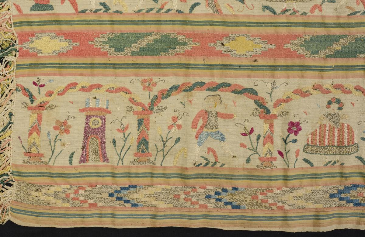 1969.4286 Shawl, detail 5