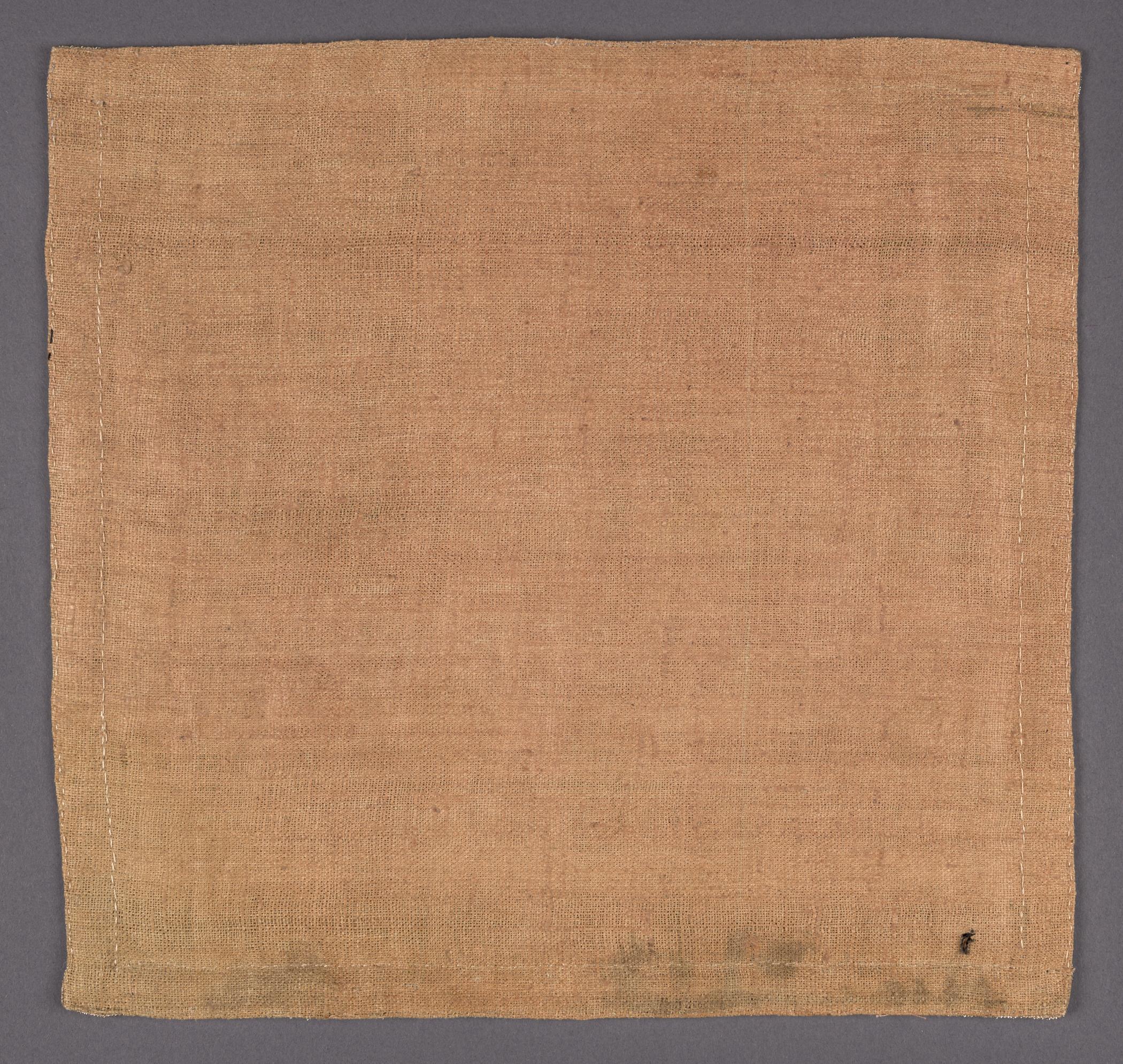 1969.4303 Textile fragment, woven, view 2, reverse