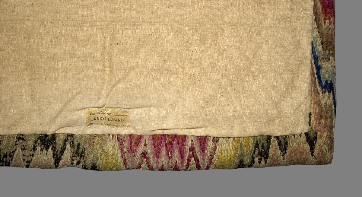 1969.4350.001 Cushion, Mattress, Verso Detail
