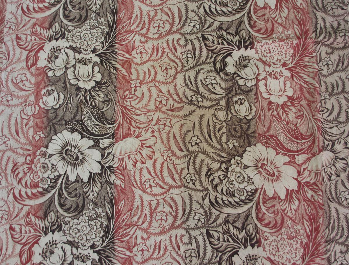 T1230 Textile, printed design repeat